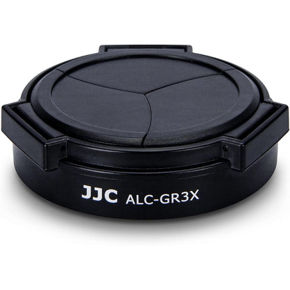 JJC Aluminum Lens Cap Cover Protector for Ricoh GR IIIx GR IIIx HDF GR3x HDF GR III GR III HDF GR3 HDF GR II GR2 with Soft EVA Interior -Black