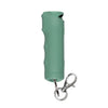Sabre Pepper Gel - Fast Flip Top, Snap-Clip Keychain, Easy to Use & Carry, Maximum Police Strength OC Spray with UV Dye for Self Defense, 10 Second Spray Time, Finger Grip for Faster Aim, 0.54 fl oz - Sage Green