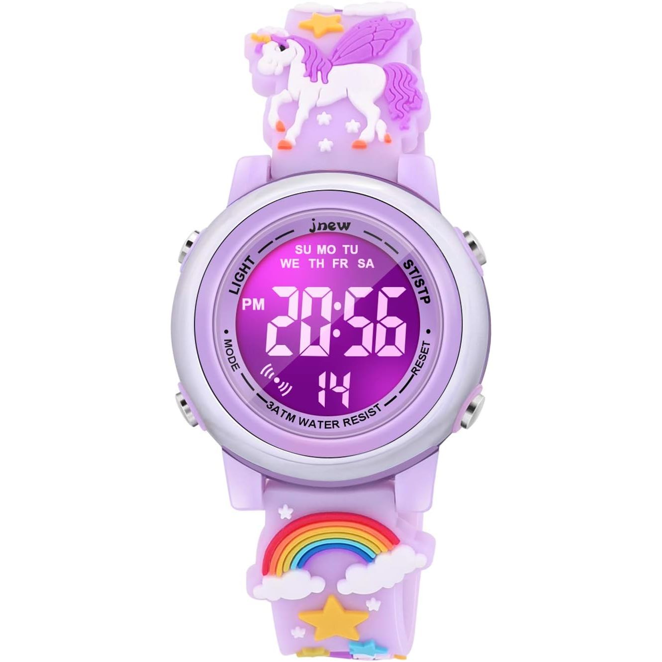 3D Cartoon Waterproof Watches for Girls with Alarm - Best Toys Gifts for Girls Age 3-12