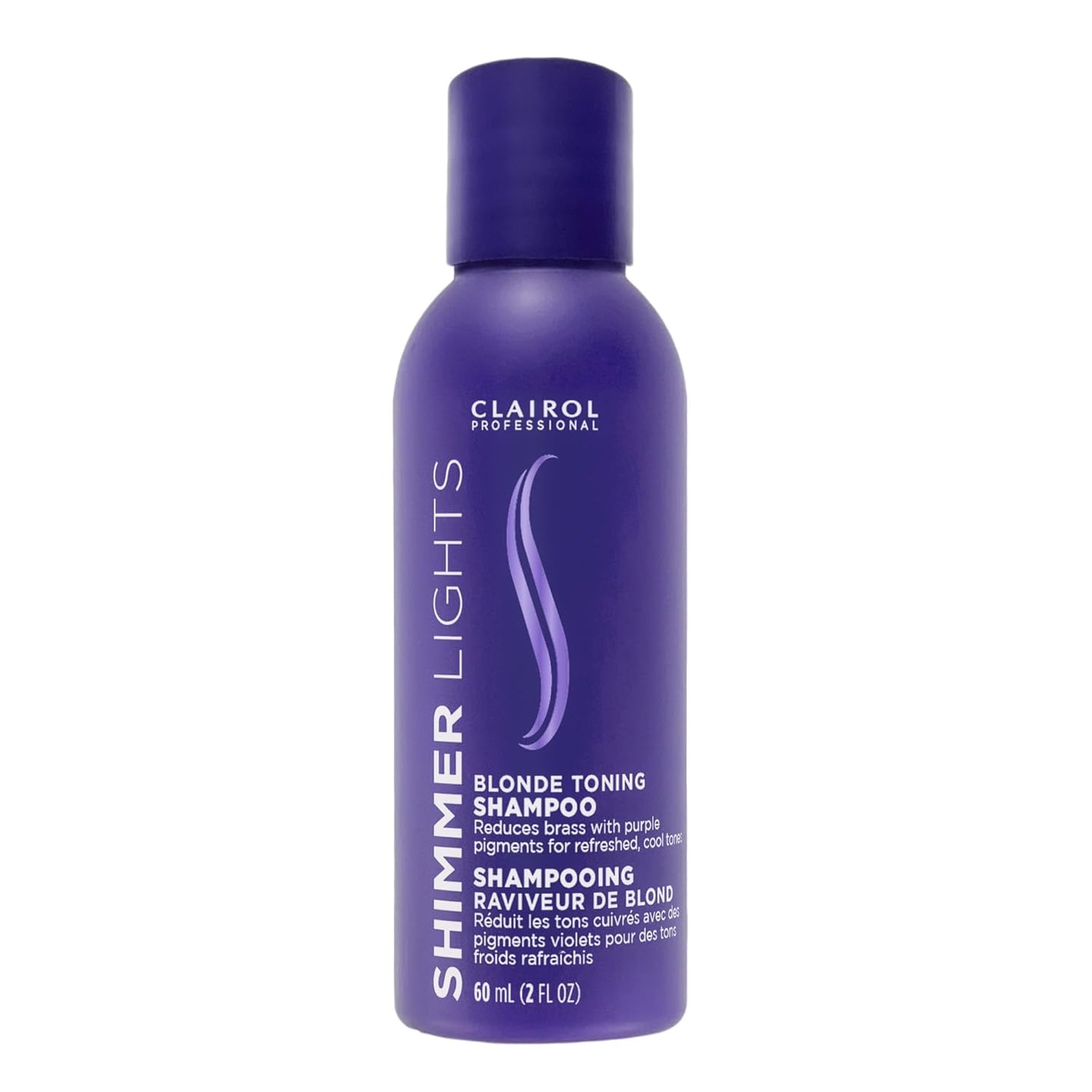 Clairol Professional Shimmer Lights Purple Shampoo | Neutralizes Brass & Yellow Tones | For Blonde, Silver, Gray & Highlighted Hair