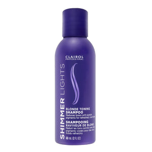 Clairol Professional Shimmer Lights Purple Shampoo | Neutralizes Brass & Yellow Tones | For Blonde, Silver, Gray & Highlighted Hair