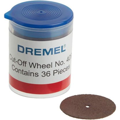 Dremel 409 Cut-Off Wheel, 15/16" (23.8 mm) Diameter, .025” (0.6mm) disc Thickness, Cutting Rotary Tool Accessory (36 Pieces)