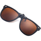 Polarized Clip On Sunglasses Over Prescription Glasses Anti-Glare UV Protection Fishing Driving Sunglasses