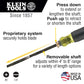 Buy now Klein Tools 32751 Screwdriver with Adjustable Length 4 to 8-Inch, Made in USA, #2 Phillips Tip and 1/4-Inch Slotted Tip at indiglob india