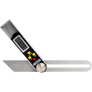 General Tools T-Bevel Gauge & Protractor - Digital Angle Finder with Full LCD Display & 8" Stainless Steel Blade