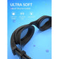 Unisex-Adult Swim Goggles, Polarized Goggles Swimming Men Women, Anti-fog Leak-proof Clear Vision Underwater