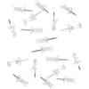 100-Pack Push Pins Tacks, Clear Plastic Head, Steel Point,Thumb Tacks for Wall Corkboard Map Calendar Photo -Home Office Craft Projects Heavy Duty Head Pin - 100-pack
