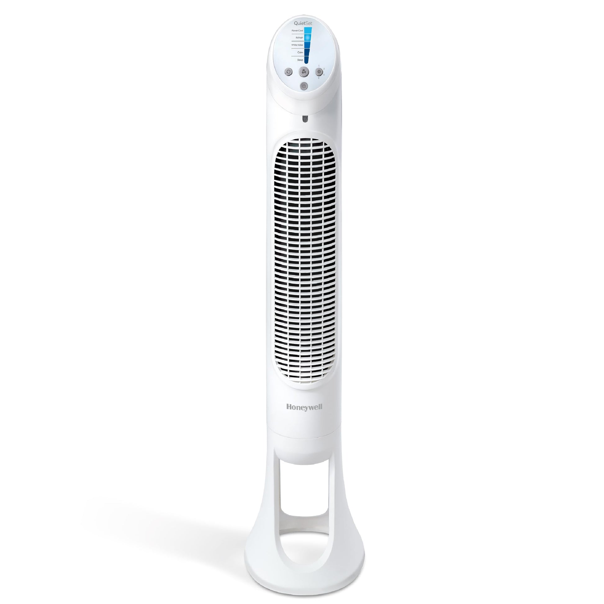 Buy now Honeywell QuietSet Whole Room Oscillating Tower filter Fan with Remote, White, HYF260 at indiglob india