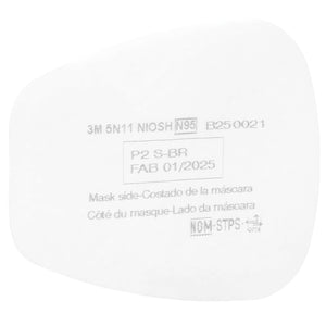 3M N95 Respirator Filter, 5N11, Disposable, Helps Protect Against Non-Oil Based Particulates, Use With 3M 5000 Series Respirators or 6000 Series Gas and Vapor Cartridges, 10 Pack