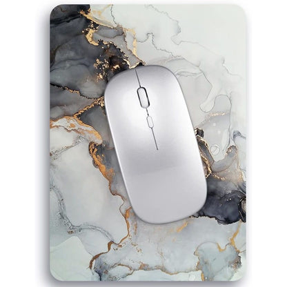 Audimi Small Mouse Pad 6 x 8 Inch, Mini Mouse Pad Thick for Laptop Wireless Mouse Home Office Travel, Portable & Washable (Black)