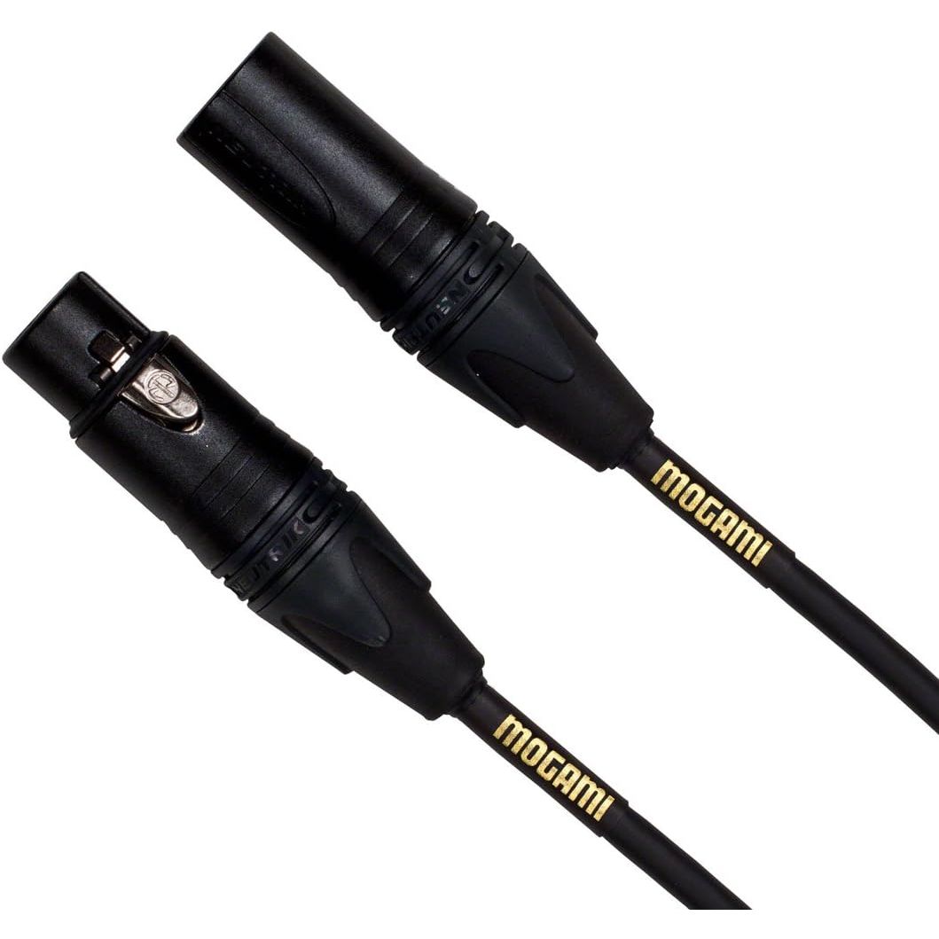 Buy now Mogami Gold Studio 15 XLR to XLR Quad Conductor Patch Cable 15 feet with Gold Contacts, XLRM-XLRF Connectors, Pro Audio Noise-Free 3 Foot at indiglob india