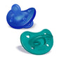Buy now Chicco PhysioForma Silicone Orthodontic Pacifier, 0-6m | 100% Soft Silicone | Supports Breathing & Oral Development | Satin-Textured Nipple | Includes Sterilizing Case | BPA Free | Blue/Green, 2pk at indiglob india
