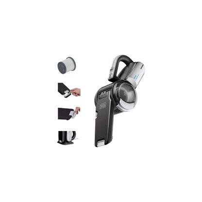 Buy now BLACK+DECKER dust buster PIVOT VAC Handheld Vacuum Cordless, Car Vacuum Portable Rechargeable, Extendible Crevice Tool and 200 Degree Pivoting Nozzle, Strong Suction, Lightweight (BDH2000PL) at indiglob india