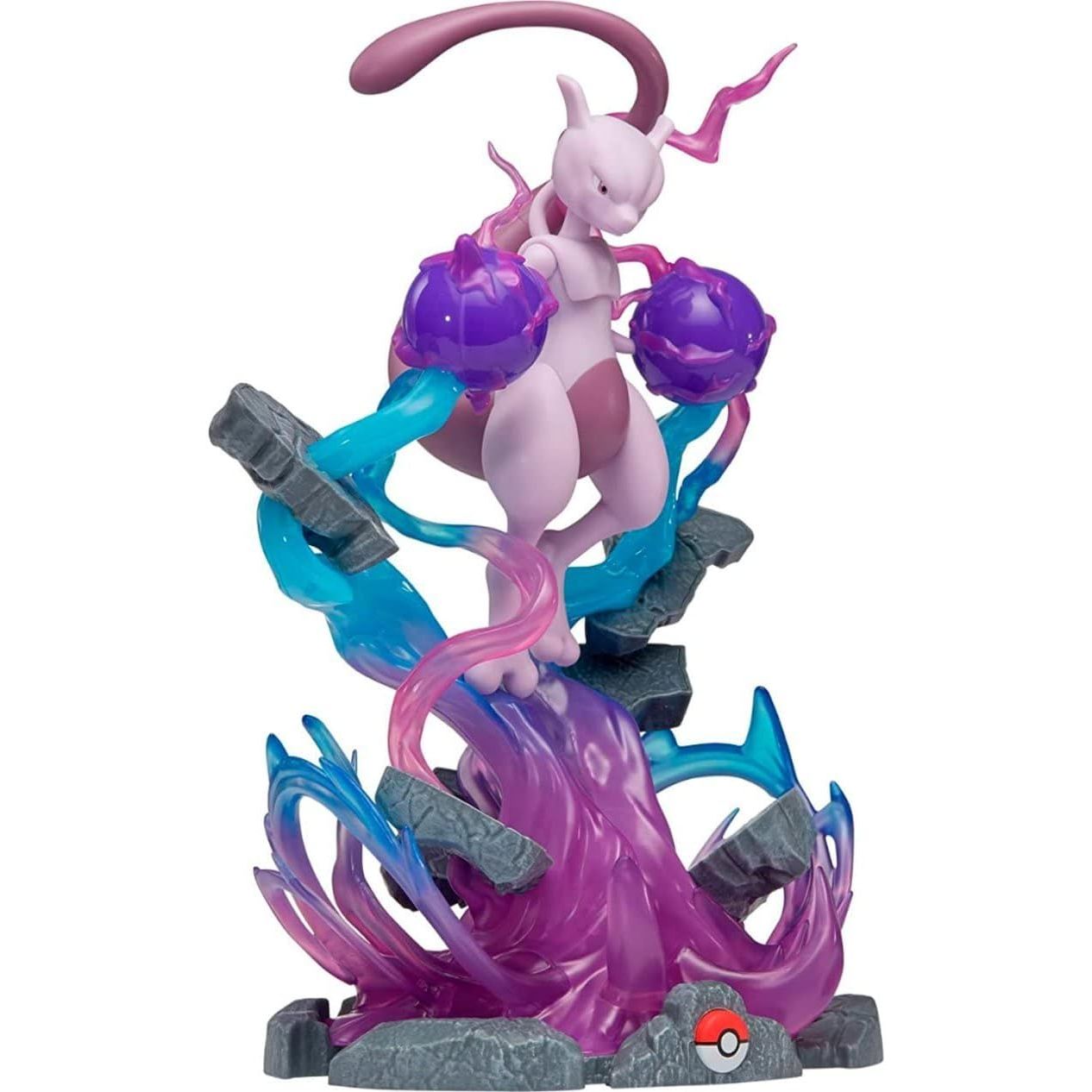 Buy now Jazwares Pokémon 13" Large Mewtwo Deluxe Collector Statue Figure - LED Light Effects - Officially Licensed - Authentic Collectible Pokemon Figure Gift for Kids and Adults - Ages 8+ at indiglob india