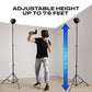 Skywin VR Tripod Stand, Base Station Mount, Compatible with Steam VR Base Station 2.0, Oculus Rift Constellation (2 Stands)