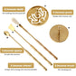 DOITOOL 5 Pcs Incense Making Kit Chinese Incense Burner Mold Premium Accessories for Aromatherapy Yoga Meditation Relaxation-Golden