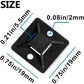 Zip Tie Mount 3/4" Black Small Wire Tie Adhesive Mounting 100 Pcs for Wire Clips Cable Management Cable Tie Anchors for Home Office Wiring Durable Pro-grade UV Wire Holder Organizer for Tidy Cabling