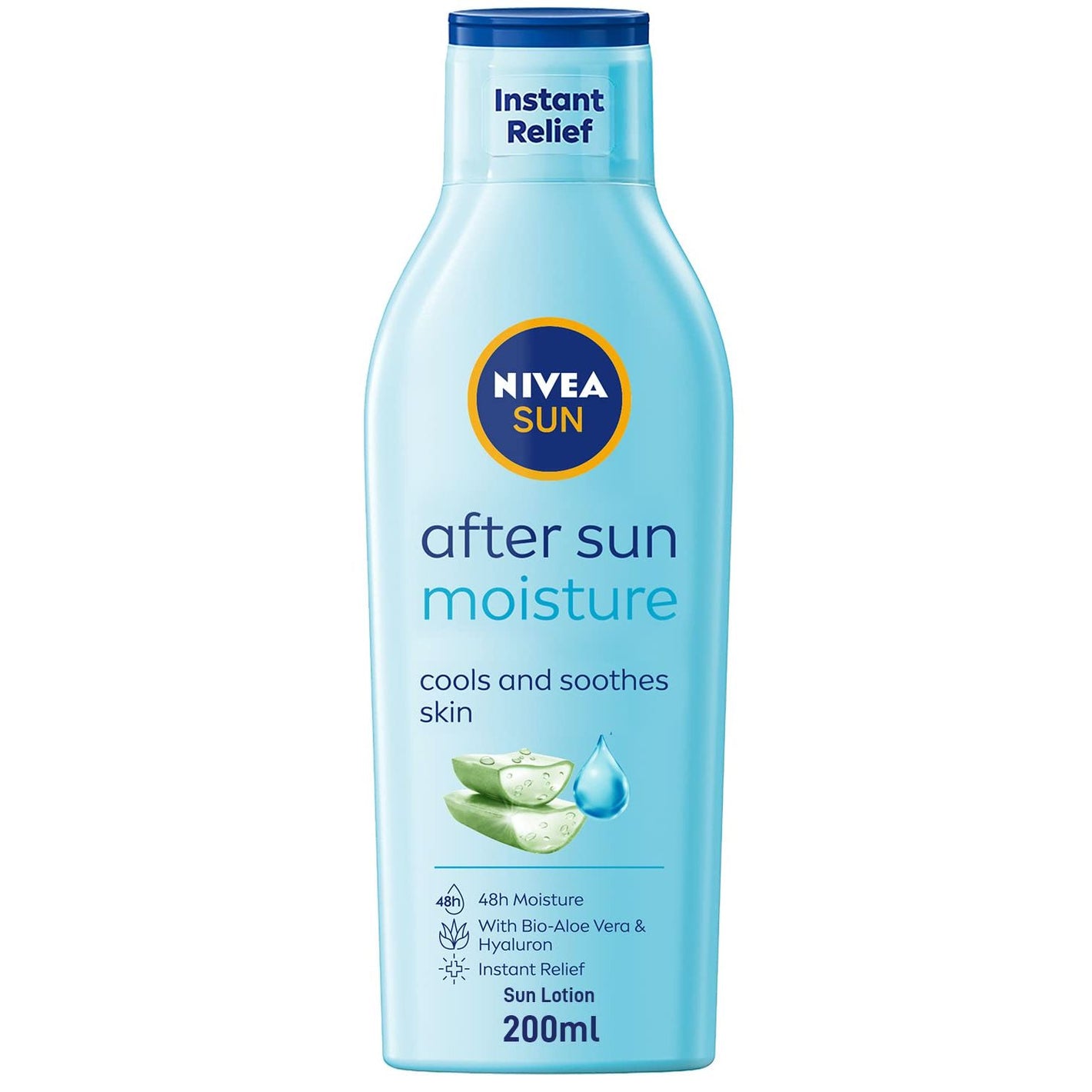 Nivea Sun Moisturising After Sun Lotion With Aloe Vera Silky Skin Feeling 200ml