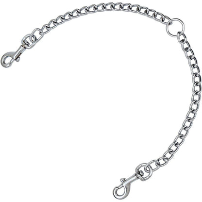 Metal Double Dog Leash for Two Dogs, Heavy Duty Metal Dog Leash, Chew Proof Tangle Free Dual Pet Extension Splitter Lead for Small Large & Medium Size Dogs