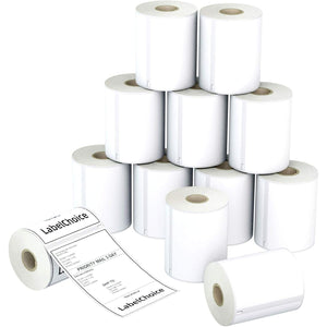 2640 Labels Compatible Dymo 1744907 Shipping Labels（Not for Dymo 550, 5XL）,12 Rolls 4x6 Adhesive Direct Thermal Postage Labels Replacement Used with Dymo Labelwriter 400 450 Twin Turbo,4XL