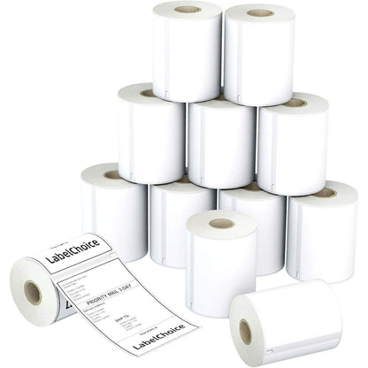 2640 Labels Compatible Dymo 1744907 Shipping Labels（Not for Dymo 550, 5XL）,12 Rolls 4x6 Adhesive Direct Thermal Postage Labels Replacement Used with Dymo Labelwriter 400 450 Twin Turbo,4XL