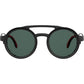 Carrera unisex adult Carrera 5046/S Sunglasses, Black/Green, 49mm 24mm US