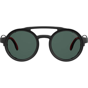 Carrera unisex adult Carrera 5046/S Sunglasses, Black/Green, 49mm 24mm US