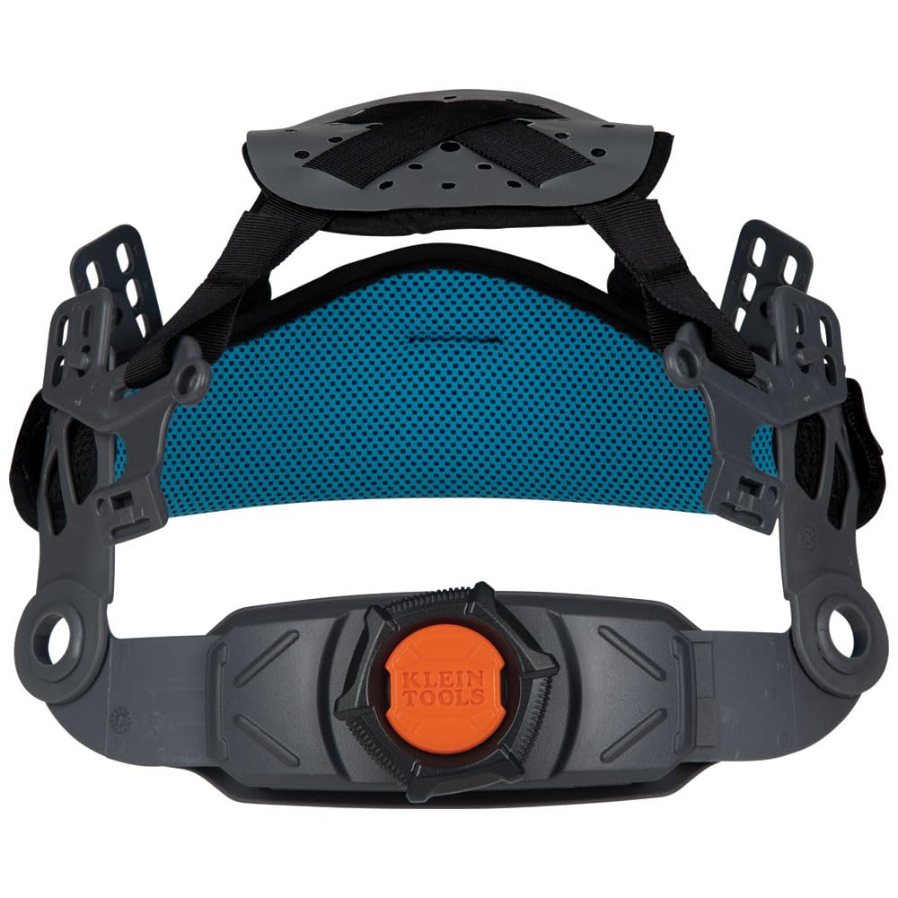 Buy now Klein Tools 60347 Hard Hat, Vented Full Brim, Class C, Premium KARBN Pattern, Rechargeable Lamp, Padded Sweat-Wicking Sweatband, Top Pad at indiglob india