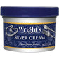 Wright's Silver Cleaner and Polish Cream - 8 Ounce - Ammonia Free - Gently Clean and Remove Tarnish Without Scratching