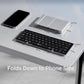 iClever Foldable Bluetooth Keyboard, Ultra-Slim Metal Keyboard with USB-C Charging, Tri-Folding Design for Laptop, iPad, iPhone, Tablet - Sync 3 Devices, Portable & Space-Saving