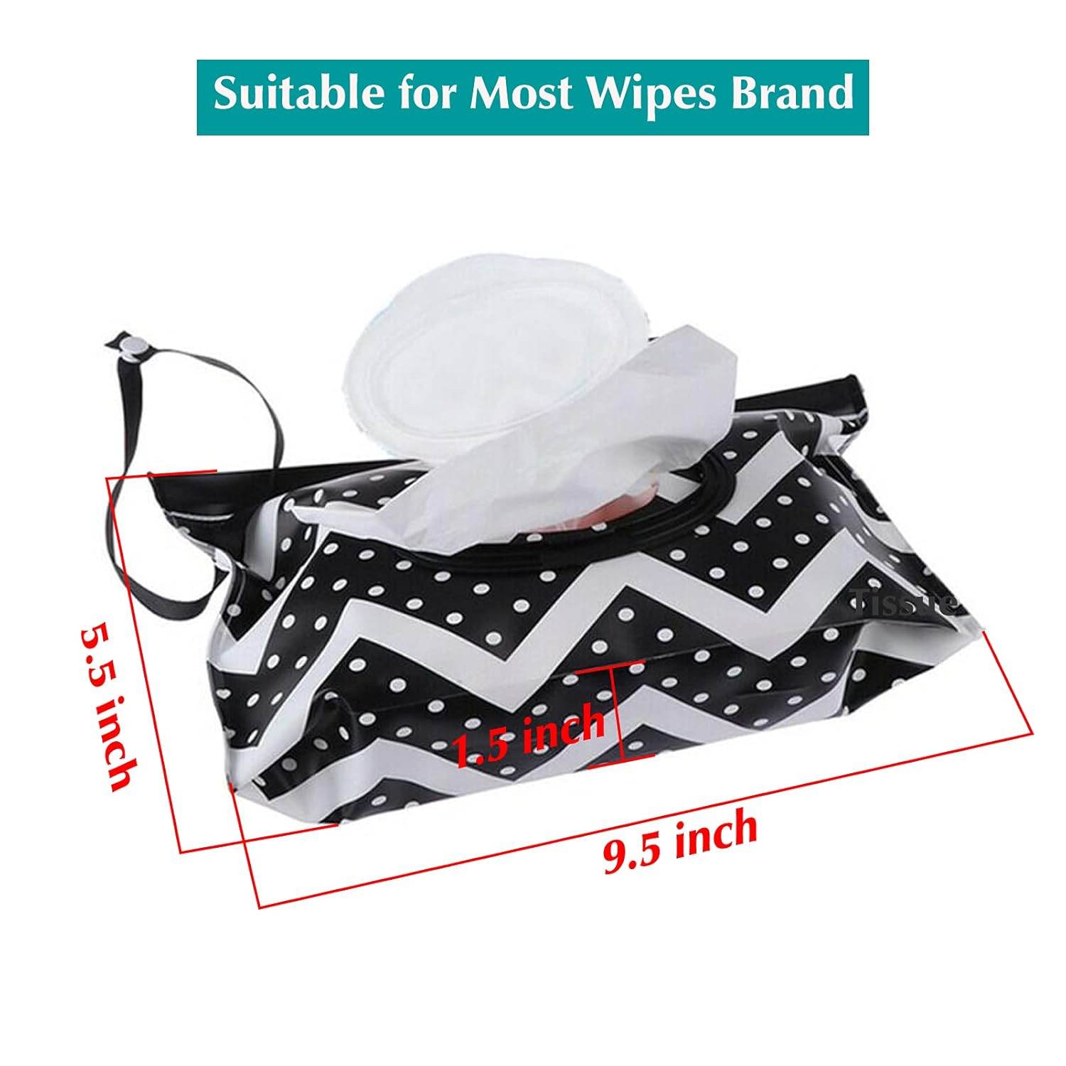 Baby Wipe Dispenser,Refillable Wipes Holder,Baby Wipes Container,Portable Wipes Dispenser Travel,Reusable Travel Wet Wipe Pouch (2PACK) - My Store