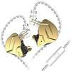 KZ ZSN Pro X Dual Driver in Ear Earphone 1BA 1DD Wired Earphone HiFi Sport Gaming Earbuds Headphones Compatibility for Phone Computer Tablet - ZSN Pro X-gold