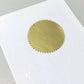 400 Pack, 2" Certificate Award Seals Stickers - Silver/Gold
