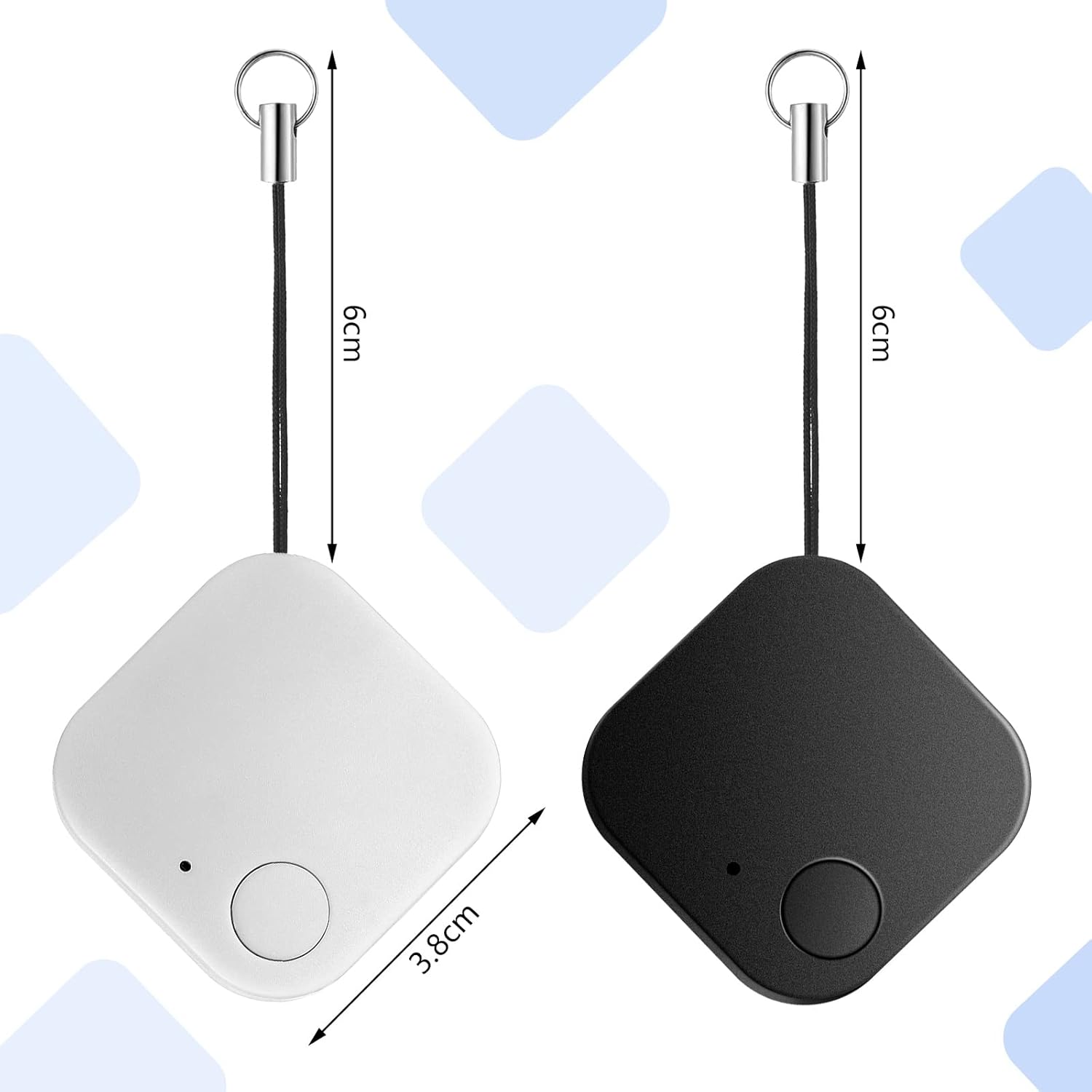 Buy now Flutesan 6 Pack Portable GPS Tracking Mobile Tracking Bluetooth Tracker Smart Anti Loss Device Waterproof Key Finder Locator Tracker for Kids Dog Pet Cat Wallet Keychain Luggage App Control with Rope at indiglob india