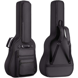 CAHAYA Acoustic Guitar Bag Thick Padding Waterproof Dual Adjustable Shoulder Strap Guitar Case Gig Bag 40 41 inch with Back Hanger Loop