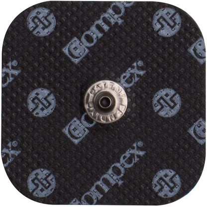 Compex Easy Snap Electrodes 2in x 2in for Edge, Performance, Sport Elite Muscle Stimulators - 1 Pack (4 Electrodes) – Blue, 4 Count (Pack of 1)