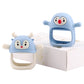 Buy now Smily Mia Baby Teething Toys for 0-6Months, Teethers for Babies 3-6Months | Penguin Teether | Hand Teether |Teething Mittens for Teething Relief, Baby Pacifier |New Born Essentials, Light Blue 07-sky blue at indiglob india