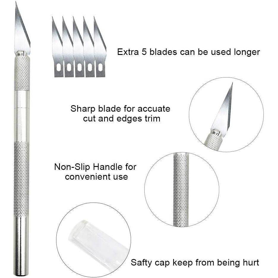 Car Vinyl Wrap Window Tint Film Tool Kits with Felt Squeegee Wrap Stick for Vinyl Installation 21 pcs/Pack - My Store