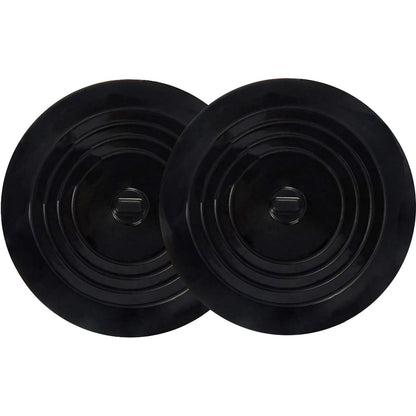 V-TOP Tub Stopper 2 Pack, 6 inches Large Silicone Drain Plug Hair Stopper Flat Suction Cover for Kitchen Gadgets Bathroom Accessories and Laundry