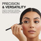 Palladio Wooden Eyeliner Pencil, Thin Pencil Shape, Easy Application, Firm yet Smooth Formula, Perfectly Outlined Eyes, Contour and Line, Long Lasting, Rich Pigment, Black