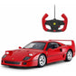 Radio Remote Control 1/14 Scale Ferrari F40 Licensed RC Model Car w/Front Light Controller Open/Close(Red),unisex-children