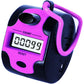 Handy Counter Click Manual Digital clicker Stitch Tally Counters Finger Mechanical Palm Handheld Pitch 5-Digit Electronic Display Click Counter Number Count for Row, People, Golf Lap