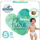 Pampers Pure Protection Baby Diapers, Size 5 (27+ lbs), 132 Count, Up to 100% Leakproof, Premium Plant-based Skin Protection, Hypoallergenic Soft Diapers