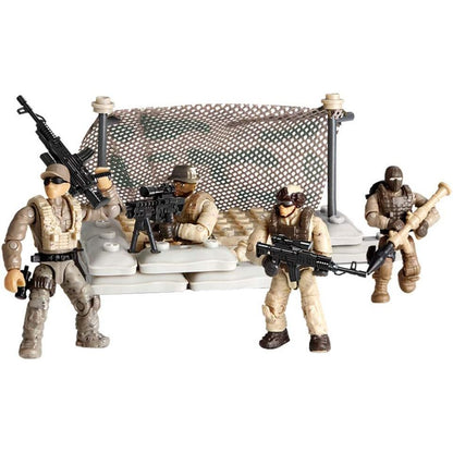 YEIBOBO ! Special Forces Mini Military Action Figure with Weapons and Accessories (Lightning SWAT Team XJ-9902)…