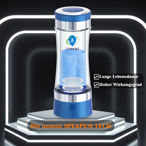 Hydrogen Alkaline Water Bottle Maker Machine Hydrogen Water Generator Ionizer with SPE and PEM Technology,US Dupont Membrane Make Hydrogen Content up to 800-1200 PPB and PH of 7.5-9.0