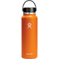 Hydro Flask Water Bottle - Insulated Stainless Steel - Wide Mouth Flex Lid, Non Spill, Leakproof and Refillable in 40 Oz