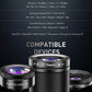 APEXEL 6 in 1 Phone Lens Kit - 22X Telephoto Lens, 205° Fisheye Lens, 120° Wide Angle Lens & 25X Macro Lens(Screwed Together), Compatible with iPhone 11 8 7 6 6s Plus X Xs/Max XR Samsung Black - My Store