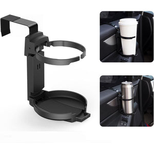Car Cup Holder, Vehicle Door Cup Holder, Adjustable Folding Drink Holder for Truck Interior, Soda Cans, Water Bottles, Coffee