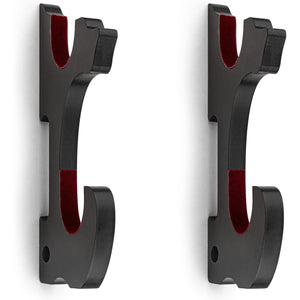 Sword Holder Wall Mount 2-Tier Velvet Padded Hook Katana Holder Adjustable Display Hanger for Samurai Sword Tanto Rapier Light Saber Cosplay Blade Tanjirou Demon Slayer Weapon Rack