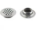 50Pcs Air Vents 53mm Circular Soffit Vent Stainless Steel Round Vent Mesh Hole Louver for Kitchen Bathroom Cabinet Wardrobe (White)